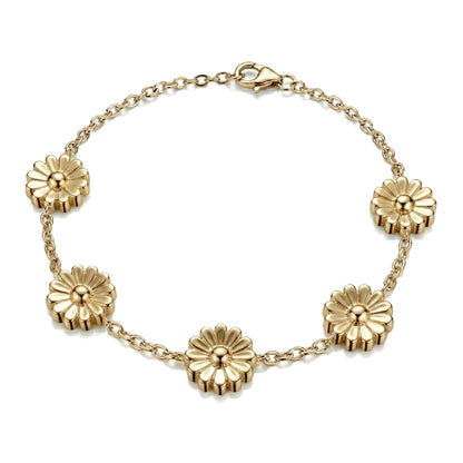 Rosette Gold Bracelet