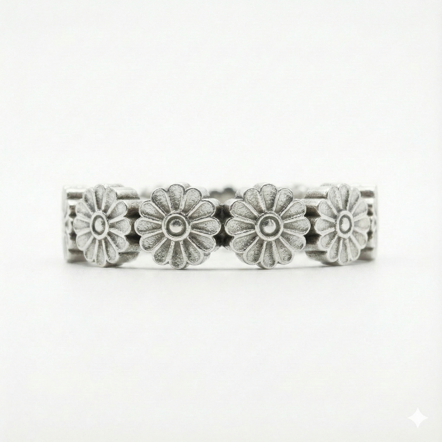 Rosette Silver Ring
